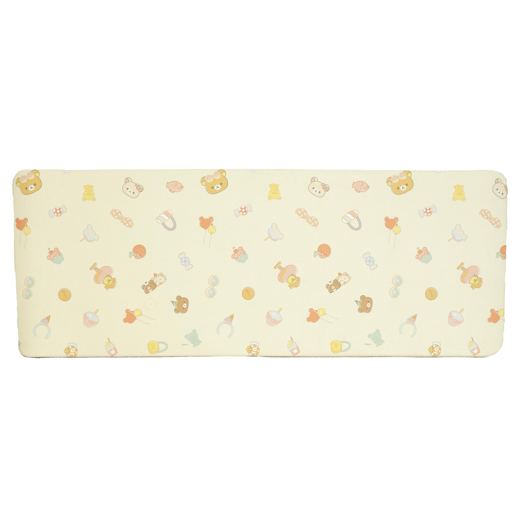 

Marushin Kitchen Много H45 x 6475002200 Коврик, Rilakkuma, Сладости, Протираемый, Водоотталкивающий, Нескользящий, ПВХ, Прибл.. Ш120см,