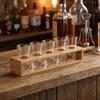 6/12 Loch Bambus Schnapsglas Tablett Runde Loch Glasbecher Halter Schnapsglas Halter Weinbar