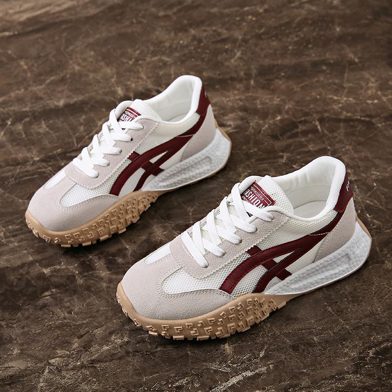 Forrest Gump shoes women's 2025 new popular spring and autumn thick-soled sports and leisure shoes heightened soft-soled versatile dad shoes