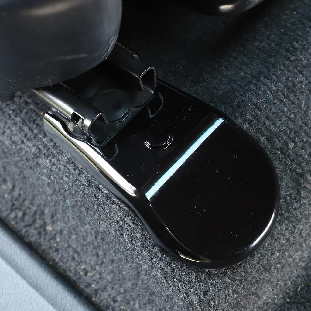 Compatible with Toyota Hilux 2015 2016 2017 2018 2019 2020 2021 2022 4PCS Black Anti-dust Seat Bracket Fixing Bolts Cover Trims Accessories (Gloss