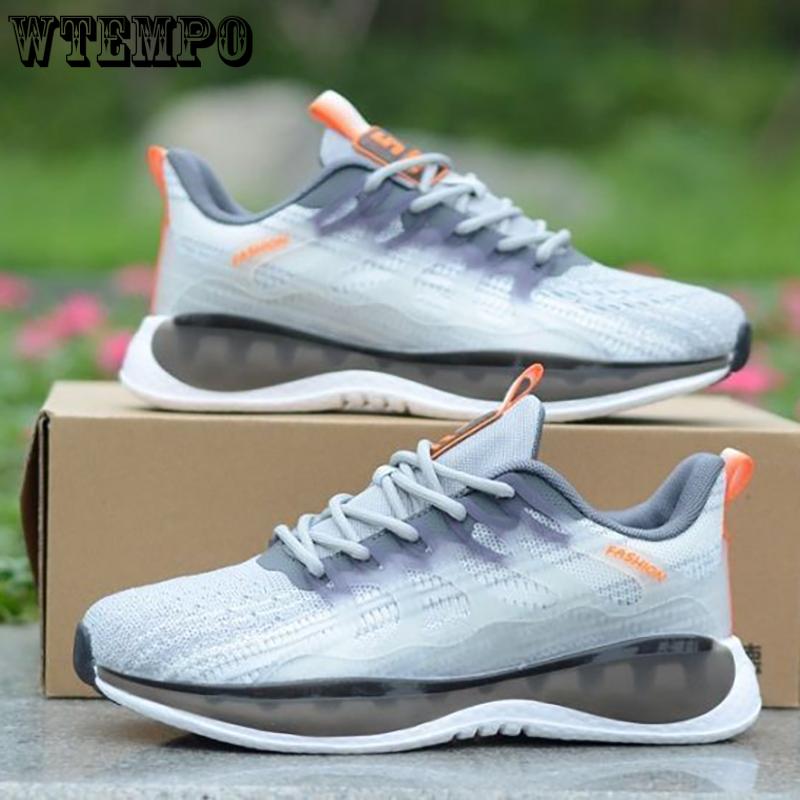 WTEMPO Neutral Summer Sneakers Men's Lightweight Breathable Thin Mesh Sport Shoes Women's Slip Resistant Casual Shoes Shock Absorbing Running Shoes