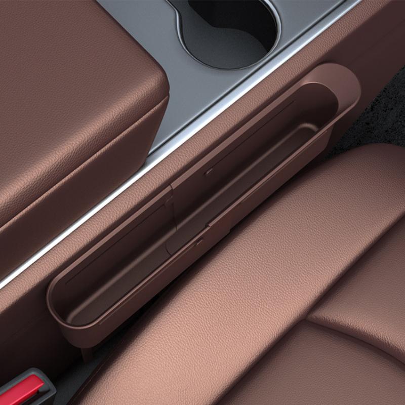 Car Seat Side Gap Filler Adjustable Console Crevice Catcher Bag Automotive Multifunction Interior Storage Organizer For Vehicle
