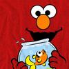 Sesame Street Unisex Adult Elmo & Dorothy Face Heather T-Shirt