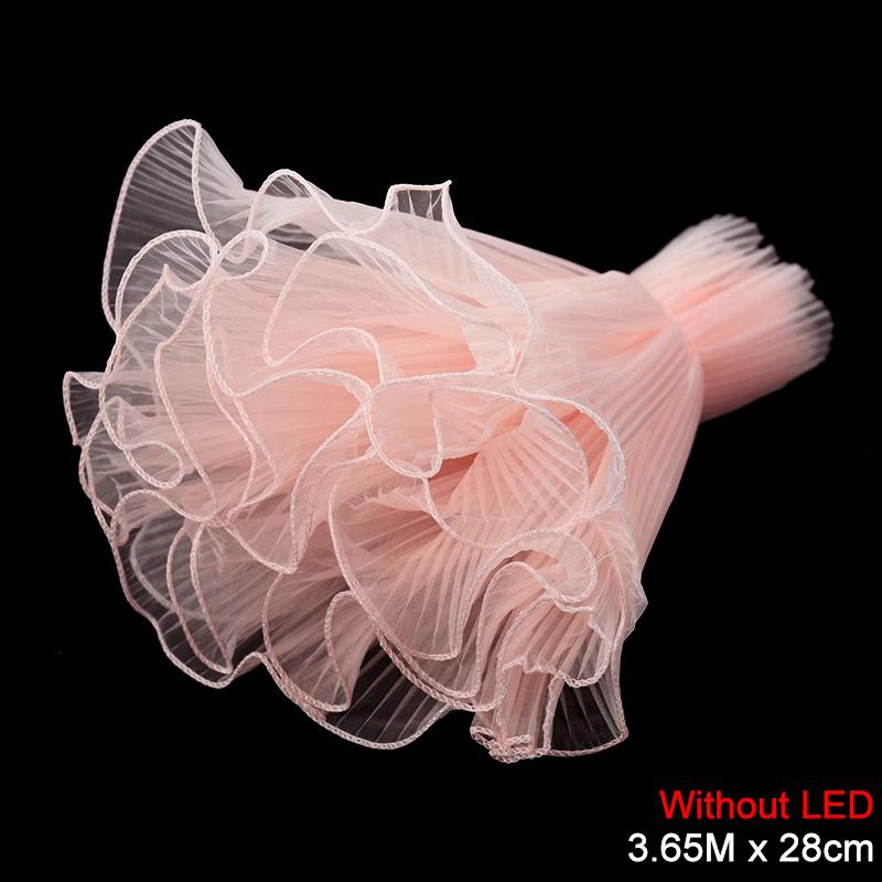 LED Light Flower Wrapping Mesh Yarn DIY Handmade Wedding Bouquet Flower Wrap Paper Birthday Party Valentines Day Gift Packaging