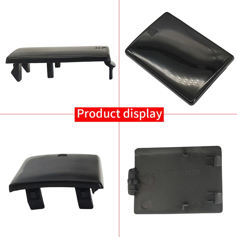 For Mercedes W211 Car Front Bumper Tow Hook Cover Cap Black For Benz E Class 2003-2006 E260 E300 E350 E400 2118850026