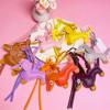 Leather Dachshund Chocolate Bag Accessories Pendant Key Chain Lanyard Creative Keychain
