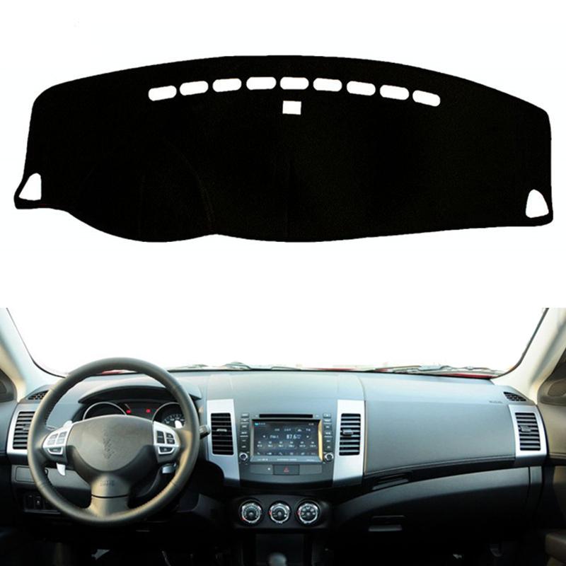 Car Dashboard Cover Dash Mat Pad For Mitsubishi Outlander 2007-2012 Anti-UV Sun Shade Dashmat Protect Carpet Rug Car Accessories