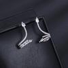 Fashion Originality Metal Elegant Ear Cuff Crystal Clip for Stud Women Pierced Small Ear Wrap Bone Ear Clips Star Type Jewelry
