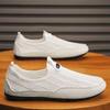 Doudou Shoes 2025 New Summer Breathable Shoes Mesh Lazy One Pedal Casual Shoes Korean Version Hollow White Shoes