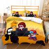 3D Freitag Nacht Funkin Bettwäsche Set Einzelbett Doppelbett Voll Queen King-Size Maße Maße Freitag Nacht Funkin Bettwäsche Set Kinder Jungen Schlafzimmer Weich