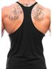 Gilet da Fitness Atletico da Uomo - Traspirante, Spalline Sottili, Cotone, Taglie Forti