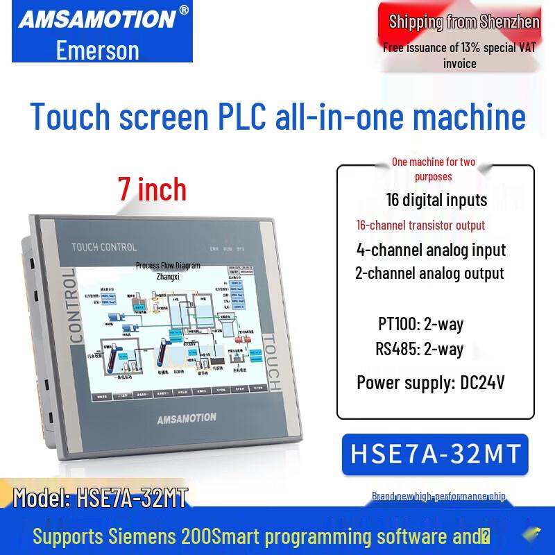 

AimoXun Touchscreen PLC HMI Controller for Siemens SMART