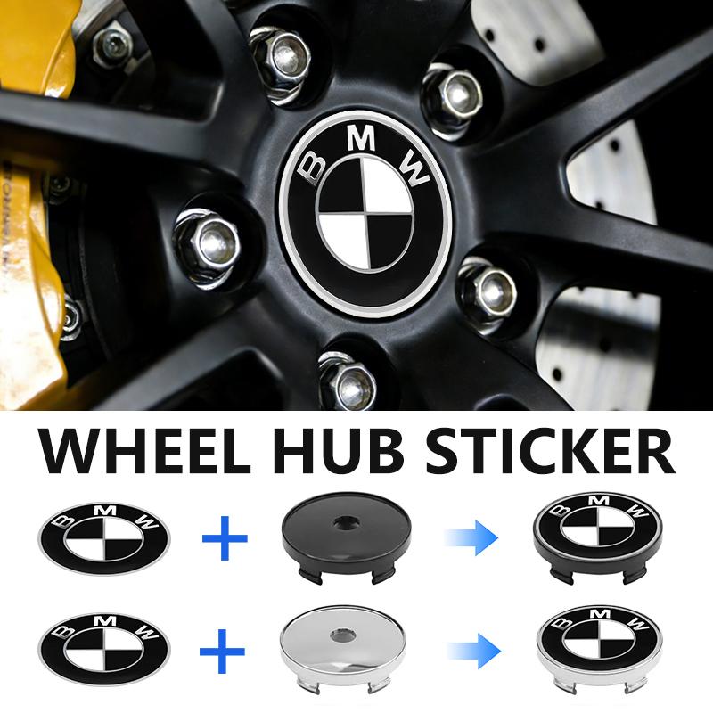 4 szt. 56 mm Naklejki na koła samochodowe Emblemat na środek piasty Odznaka Naklejka Do BMW X1 X3 E39 E46 E30 E36 E87 E60 E90 F26 G02 E70 F15 E53 G05