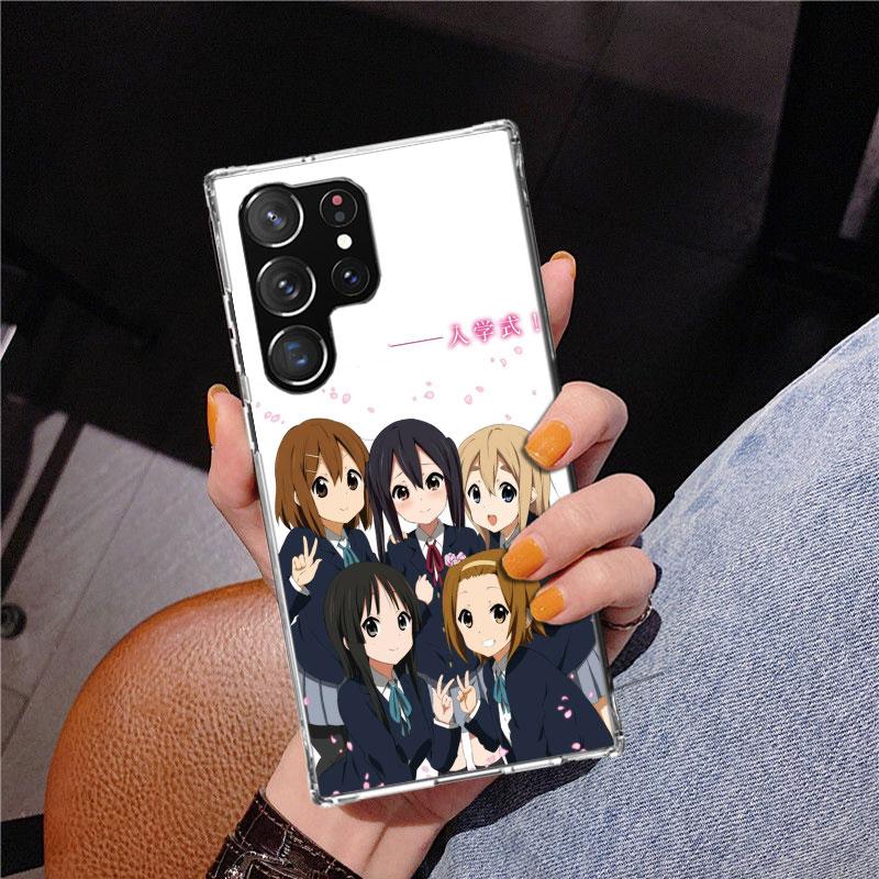 K On! Hirasawa Yui Anime Phnoe Case for Samsung Galaxy S26 S25 Edge S23 S24 Ultra S22 Plus S21 S20 FE Unique Cover Soft Coque Ga