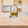 Beverage Dispenser with Spigot Cold Kettle Faucet Stand Large Capacity Drink