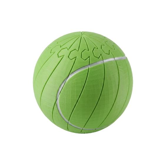 3D Printed Twisting Sports Ball, Stress Relief Slippery Football Baseball Tennis Golf Basketball Toy, Articulated Spiral Rotating Fidget Ball Desk Toy