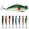 Submerged Vibrating Bionic Bait Set12.5G6.5CMWith Sound Beads6Reflective Hook with Protruding Eyes Lure Fishing Gear Bait