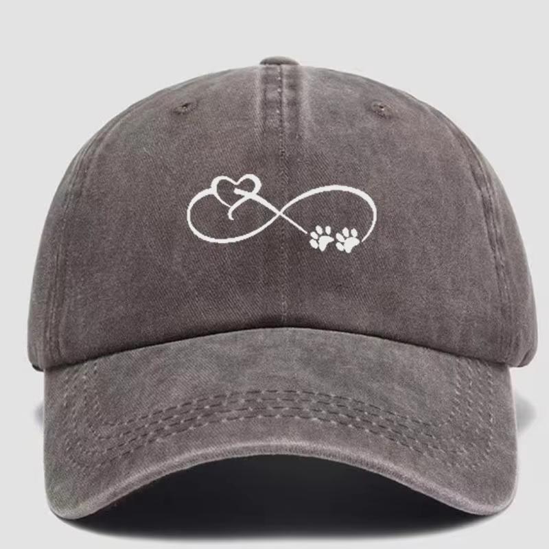 Letter PrintSunCap Fashionable Womens Distressed Washed Letter Print Baseball Cap Spring Summer Adjustable Fit Sun Protection Adjustable
