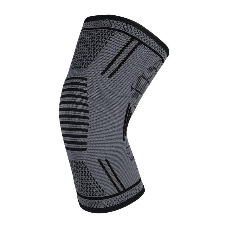 1PCS Compression Knee Support Sleeve Elastic Knee Pads Brace Springs Gym Sports Protector Basketball Volleyball Run