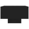  Coffee Table, Black, 100x49.5x31 Cm, Wood-based Material