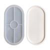 DIY Tray Resin Mould Craft Oval Jewelry Making Mould Plate Dish Ashtray Mould