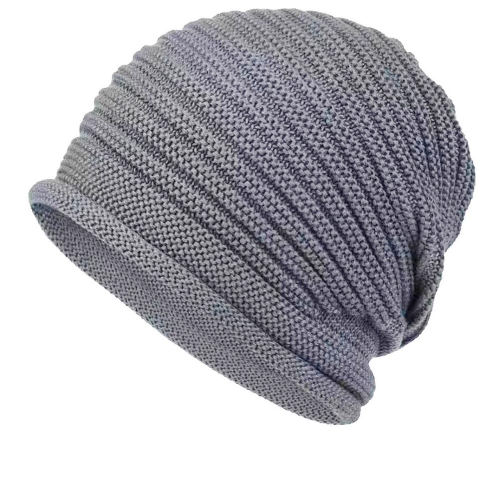 Soft Winter Knitted Hat Warm Ear Protection Hat Casual Beanies  Outdoor