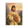 Jesus Herding Sheep Canvas Art  Classic Christian Religious Wall Decor Poster Print for Home Decoration