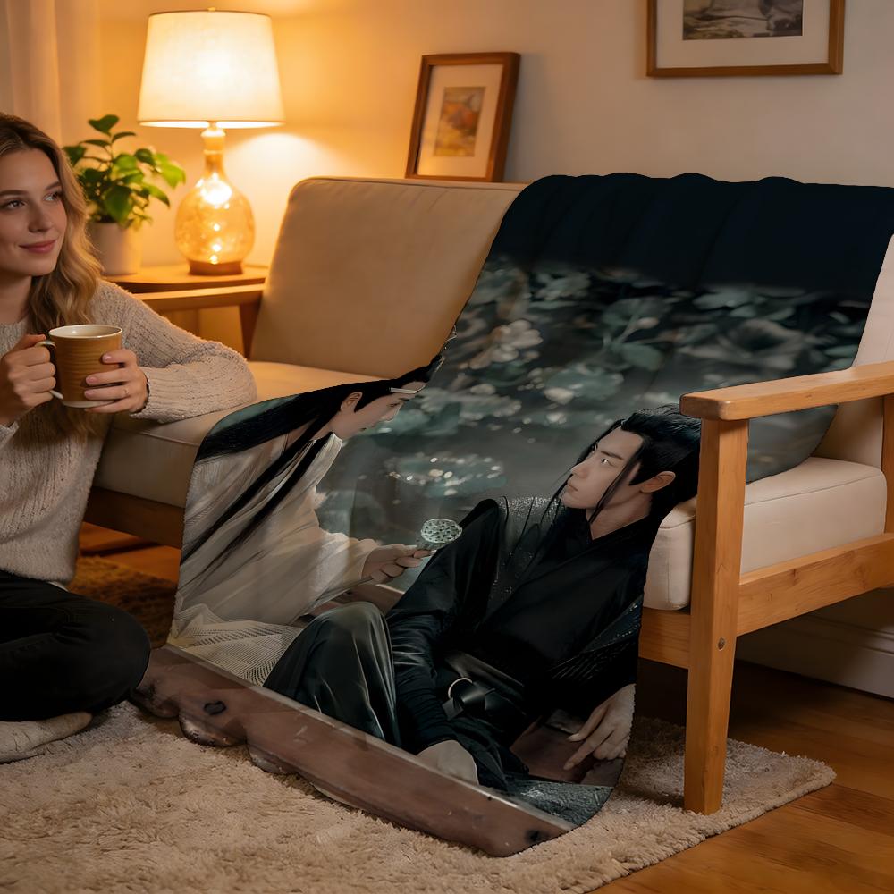 Throw High-Density Short Plush Blanket For Sofa Nap Air-Conditioned Room Soft Skin-Friendly The Untamed