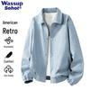 Wassup Sohot Amerikanische Retro Herren Arbeitsjacke