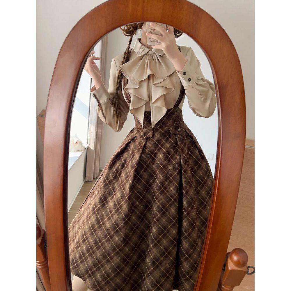 Winter Japanese Lolita Design Jacket with Heavy Embroidery - Retro Princess Dress Style