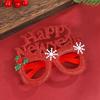 Happy New Year Accessory Sparkling 2026 Headband Glitter Eyeglass for Christmas New Year Eve Party Supplies