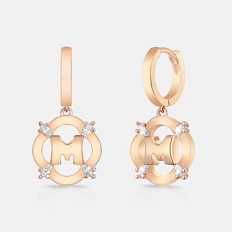 METROCITY JEWELRY M Basic Rose Earrings A243BE9011RPA