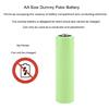 AA Dummy Fake Battery Setup for Shell AA LR6 AM3 Size Battery Placeholder Cylind