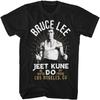 Bruce Lee Womens T-Shirt Serious Portrait Black Tee