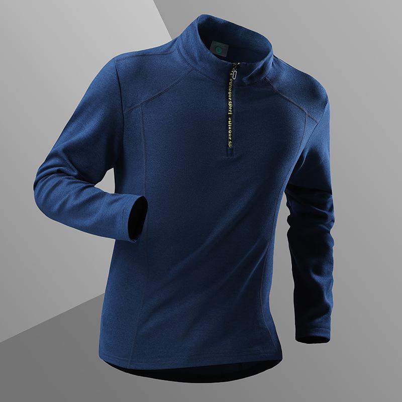 

Мужская флисовая куртка быстросохнущая со стойкой - Дышащий, теплый осенний слой 4XL