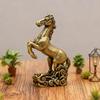 Horse Year Statue Wealth Figurine Brass Keepsake Horse Year Table Ornament For Bookshelf Cabinet Dining Table Bedroom