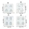 Mini Ear Shaped Silicone Molds With High Accuracy Detailing For Crafts