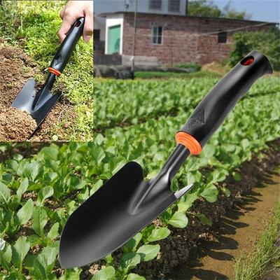 Soft Rubber Non-Slip Handle Garden Shovel for Transplanting Weeding Moving & Leveling Digging And Planting Hand Shovel