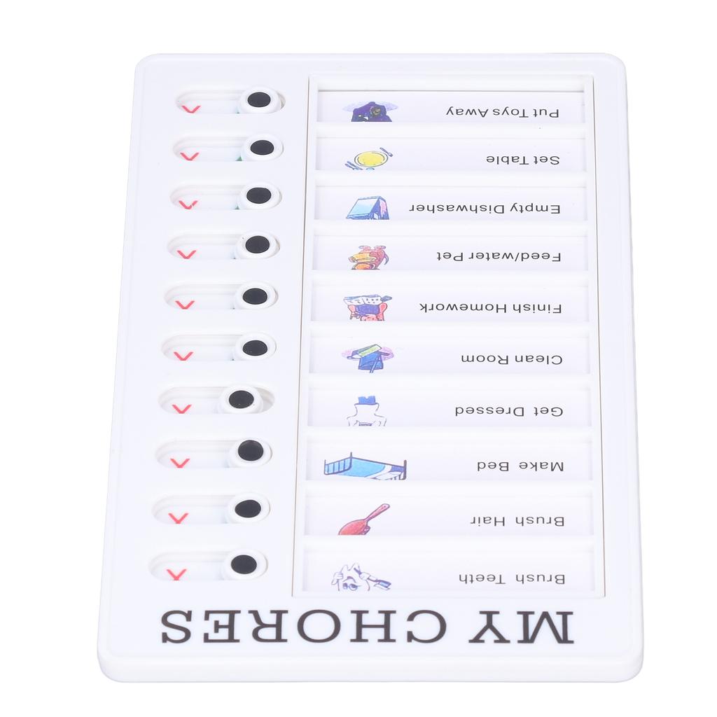 Chore Chart Memo Boards Portable Detachable Message Board Feel Comfortable PVC Kids Chore Chart for Kids Learn Planning