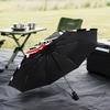 1PC Sport Club Football Crest Printed Umbrella Folding umbrella, automatic umbrella 8-Frame for Travel, camping Fan gifts Christmas Gifts