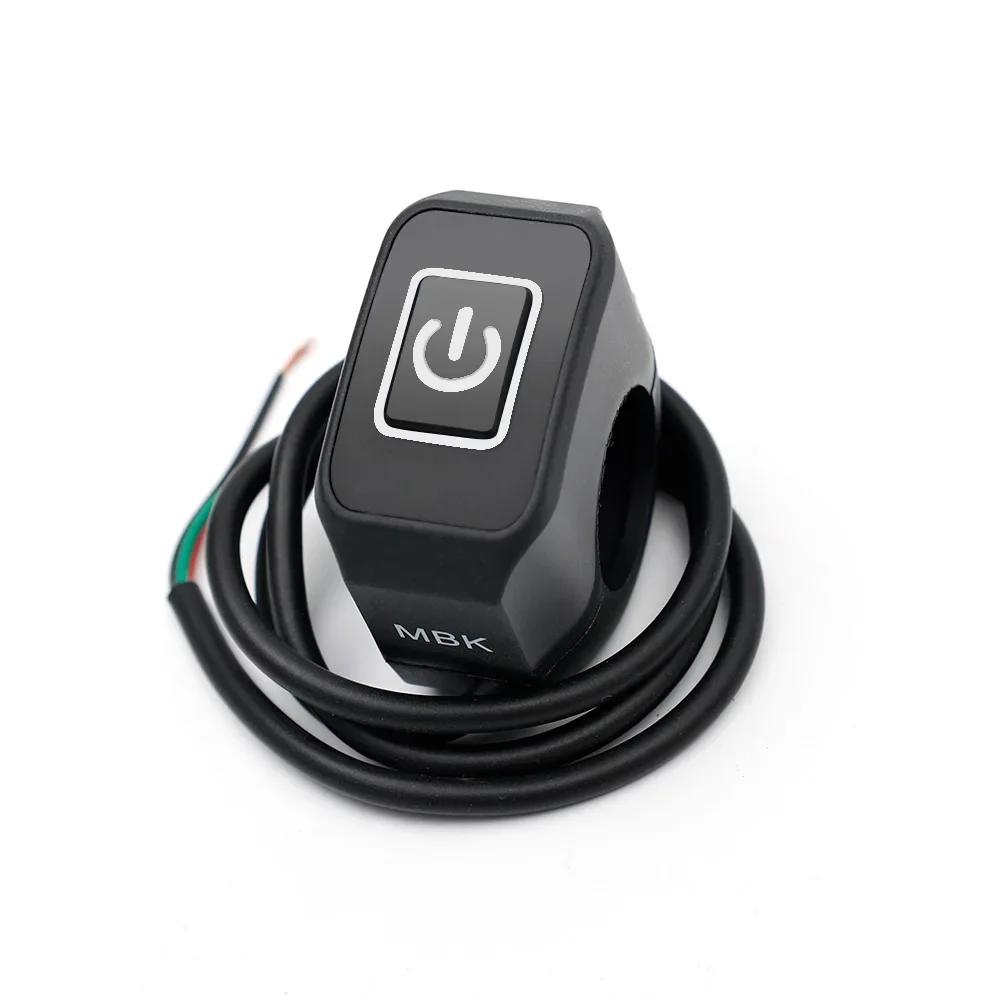 Motorcycle Switch ON/OFF Handlebar Flashing Headlight Horn Control Button 12V Button Connector Handlebar Switch