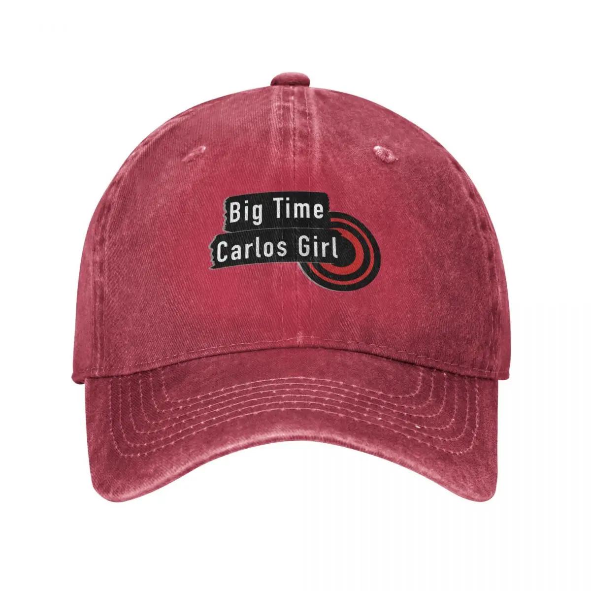 Big Time Carlos Girl BTR Baseball Cap Snap Back Hat Beach Bag Horse Hat Snapback Cap Unisexs Womens