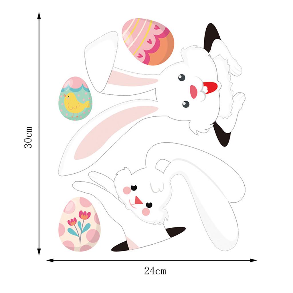 Easter Stickers Refrigerator Stickers PVC  Decorative  Wall Stickers
