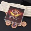 Hand Carved Wooden Runes Symbols Set Divination Runes Stone with Instruction and Storage Bag Heal Gift Decoration