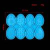 Easter Egg Shape Silicone Key Pendant Model Resin Casting DIY Crafts Handcraft