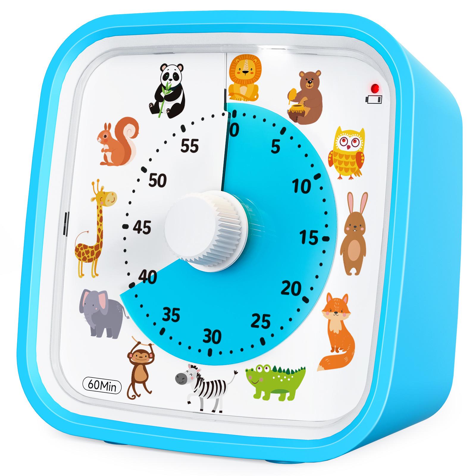 

Мультяшный детский бесшумный таймер-будильник для визуального управления временем Single Piece