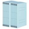 Plus PP Flat B4 Royal File, Size, Bi-fold, Blue, 10-pack, NO.135FP 98-381×10