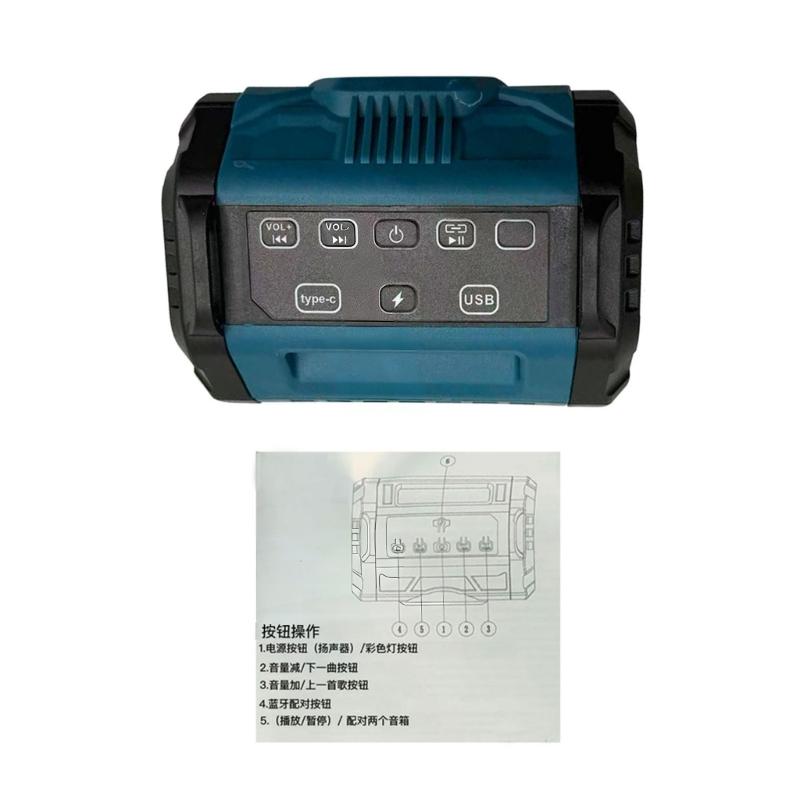 Premium Portable Wireless Speaker With Enhancing Bass And HiFi Sound For Outdoor Use Featuring Multiple Port And Lightweight Build