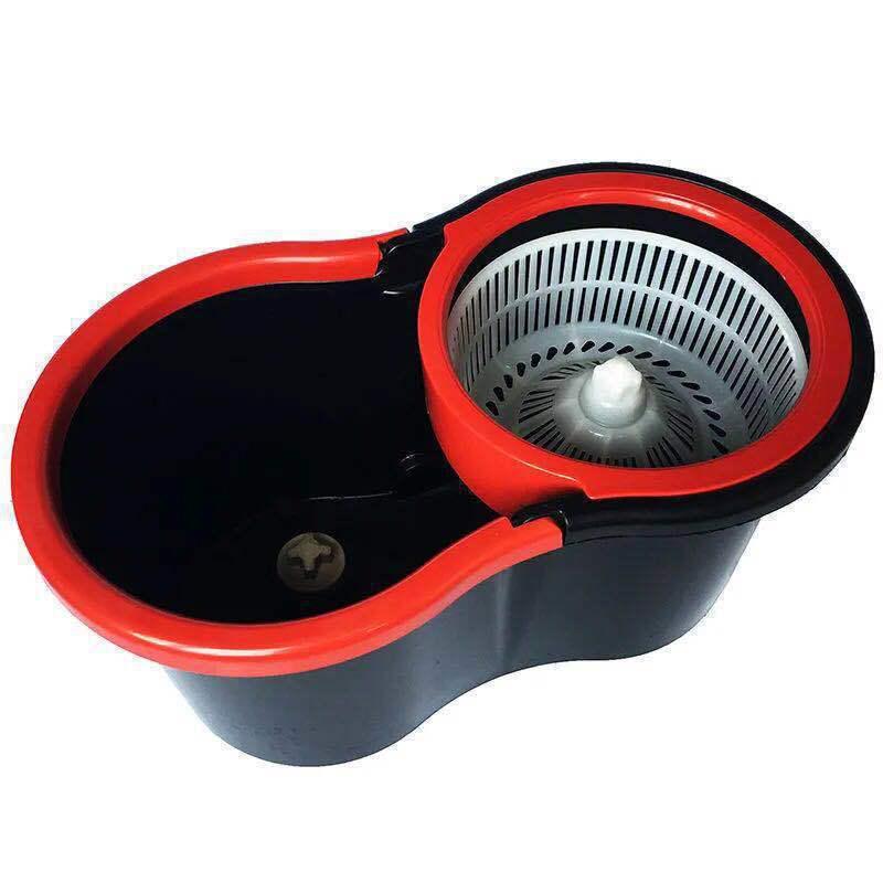 Stainless Steel Dual-Use Rotary Mop with Replaceable Mop Head