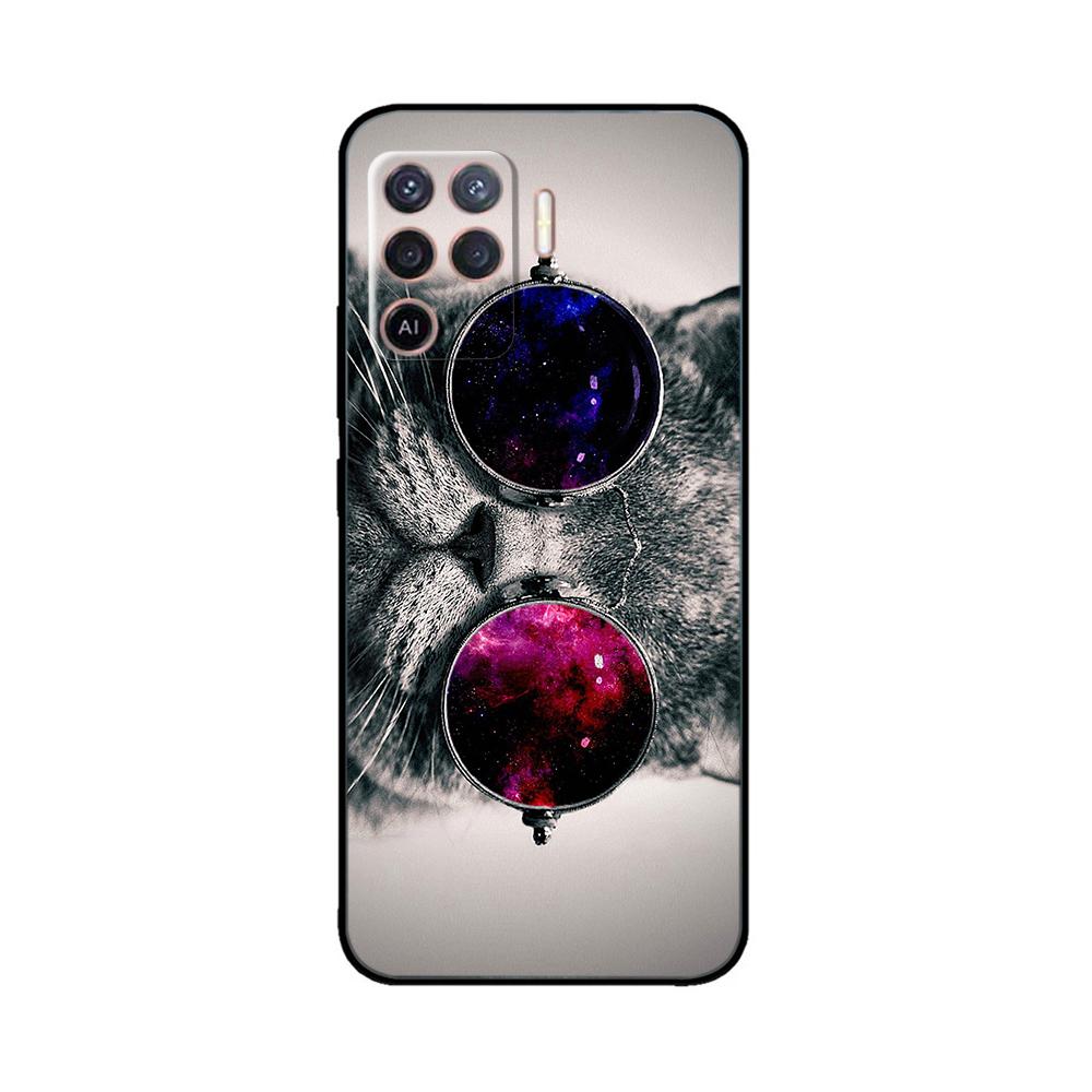Cover per OPPO Reno 5 Lite Custodia Morbida in Silicone Fiori Bumper per OPPO Reno 5 F oppoA94 4G Custodie Reno 5 Lite Custodie per Telefono